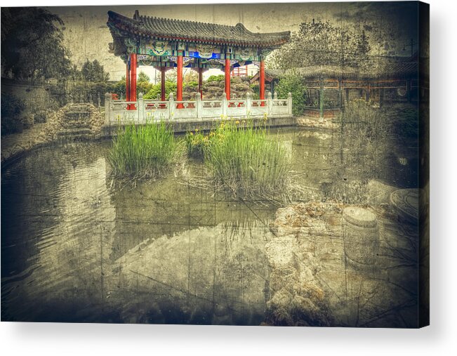 Bendigo Acrylic Print featuring the photograph Chinese Gardens by Wayne Sherriff
