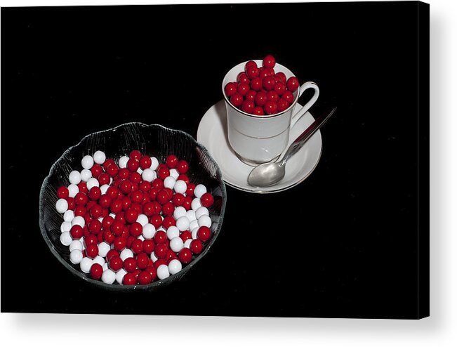 Christmasholiday Acrylic Print featuring the photograph Christmas Candy by Melany Sarafis