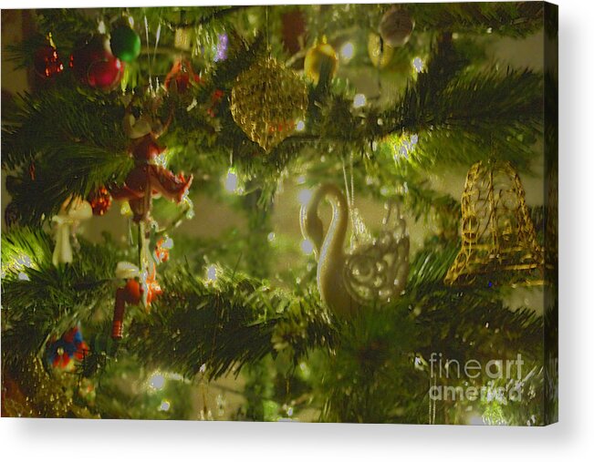 Santa Acrylic Print featuring the photograph Christmas Cheer by Cassandra Buckley