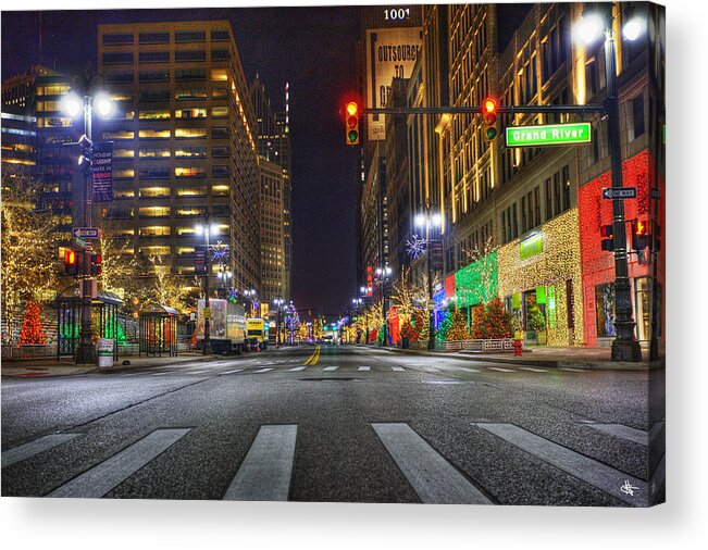 King Kong Acrylic Print featuring the photograph Christmas on Woodward by Nicholas Grunas