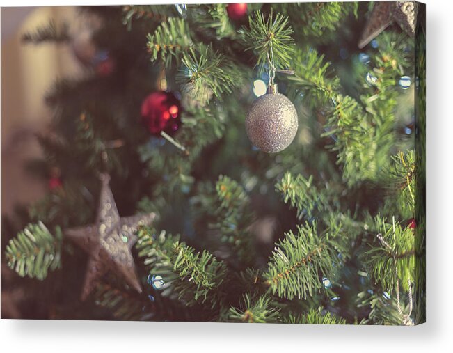 Hanging Acrylic Print featuring the photograph Christmas tree by Manuel Breva Colmeiro