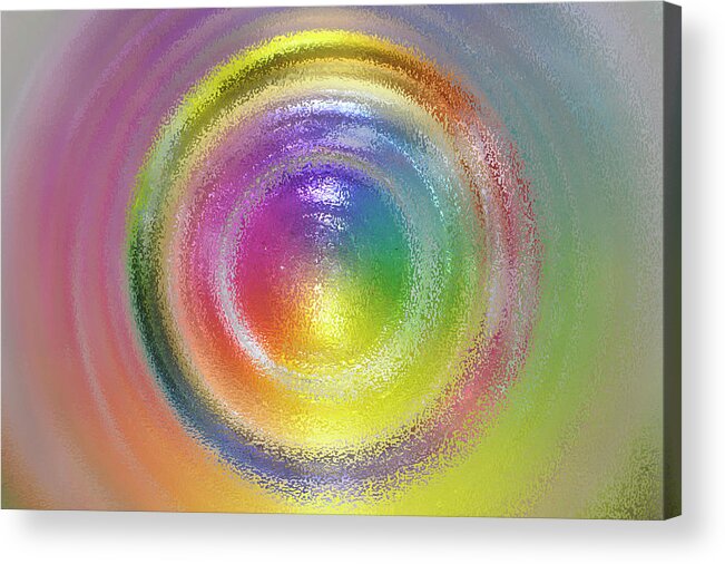 Colorful Circles Acrylic Print featuring the photograph Circles by Geraldine Alexander