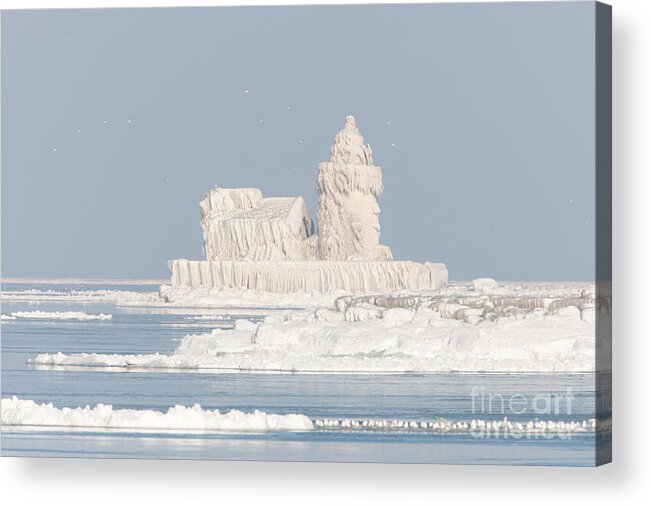 Clarence Holmes Acrylic Print featuring the photograph Cleveland Harbor West Pierhead Light II by Clarence Holmes