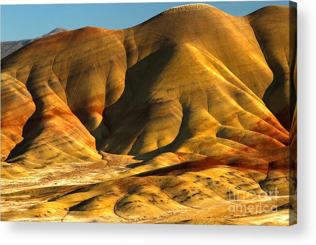  Acrylic Print featuring the photograph Close Up Of The Painted Hills by Adam Jewell