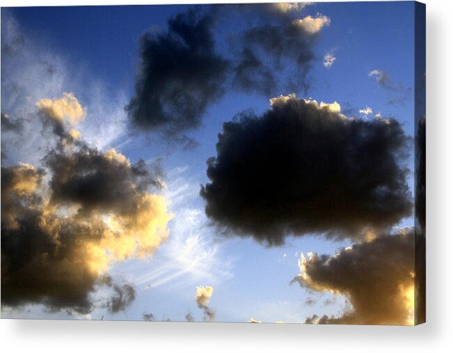 Sky Acrylic Print featuring the photograph Clouds 5 by Bob Slitzan