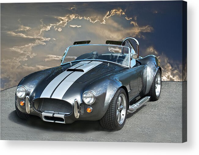 Auto Acrylic Print featuring the photograph Cobra in the Clouds by Dave Koontz