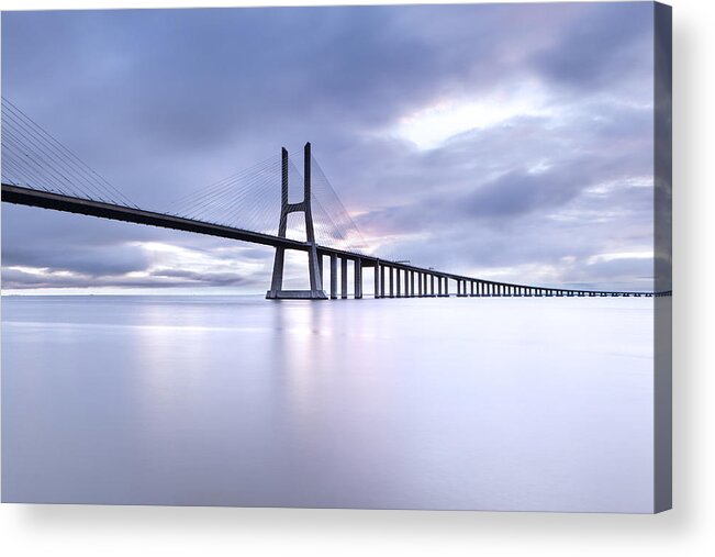 Lisbon Acrylic Print featuring the photograph Cold by Jorge Maia