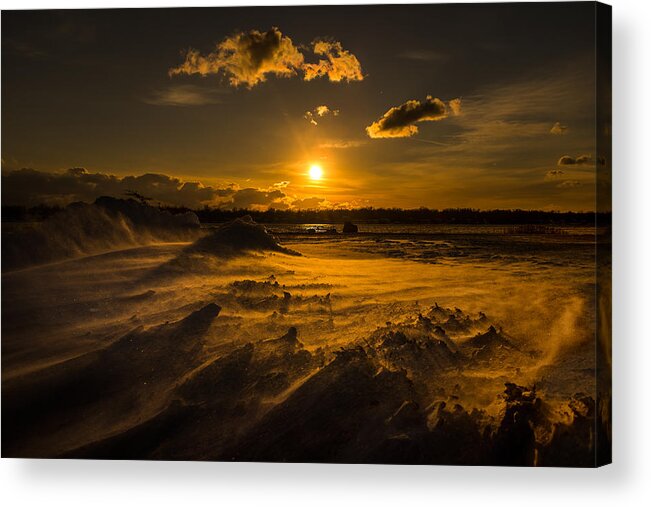 Gratwick Acrylic Print featuring the photograph Cold Solace by Chris Bordeleau