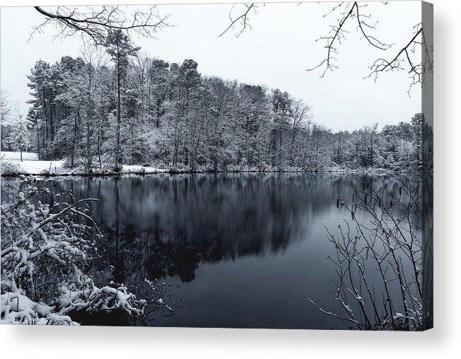 Snow Acrylic Print featuring the photograph Cold Water by Jimmy McDonald