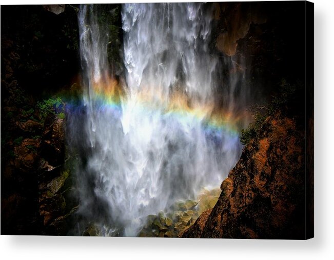 Waterfall Acrylic Print featuring the photograph Coldplay by Karen Scovill