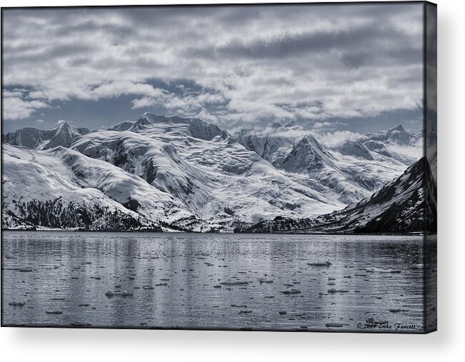 Glacier Acrylic Print featuring the photograph College Fjord by Erika Fawcett