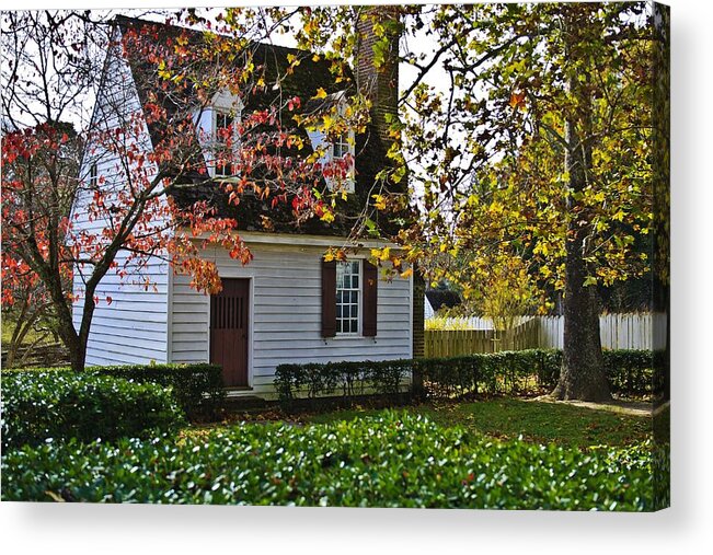 Colonial Williamsburg Acrylic Print featuring the photograph Colonial Williamsburg Gem by Marisa Geraghty Photography