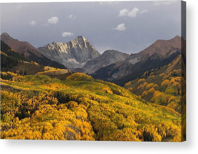 14ers Acrylic Print featuring the photograph Colorado 14er Capitol Peak by Aaron Spong