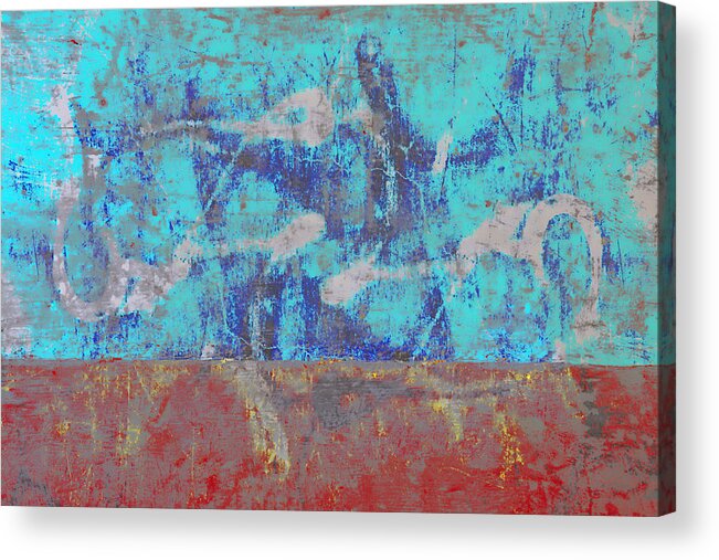 Abstract Acrylic Print featuring the photograph Colorful Walls Number 1 by Carol Leigh