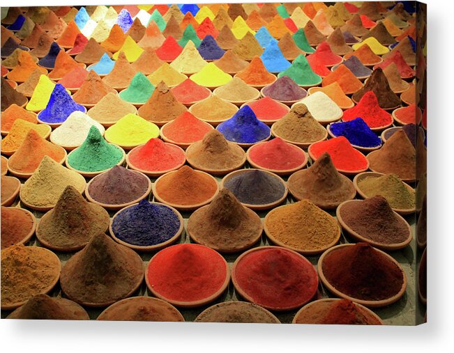 Heap Acrylic Print featuring the photograph Colors From India by Emya Photography