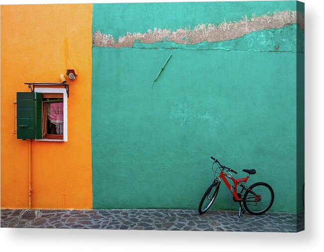 Built Structure Acrylic Print featuring the photograph Colours Of Burano by © Karmen Smolnikar