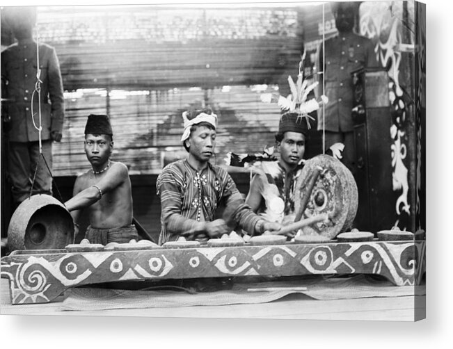 20th Century Acrylic Print featuring the photograph Coney Island Performers by Granger