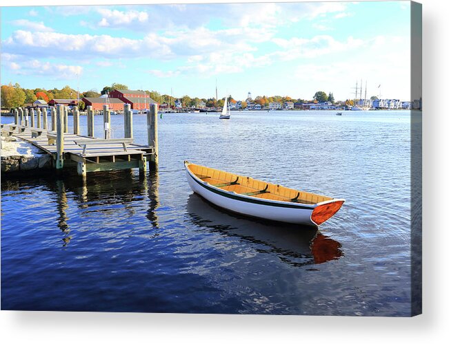 Steps Acrylic Print featuring the photograph Connecticut Mystic Seaport by Shunyufan