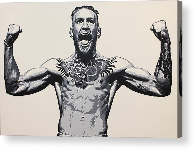 Mma Acrylic Print featuring the painting Conor McGregor by Geo Thomson