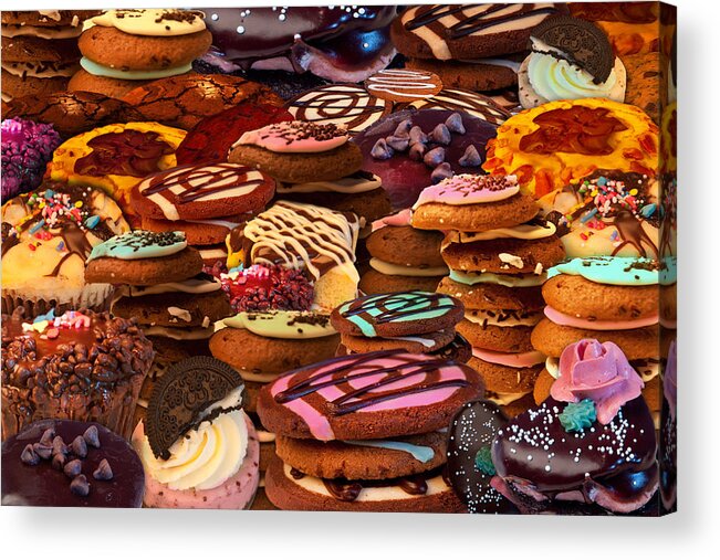 Cookie Crazy Acrylic Print featuring the photograph Cookie Crazy by MGL Meiklejohn Graphics Licensing