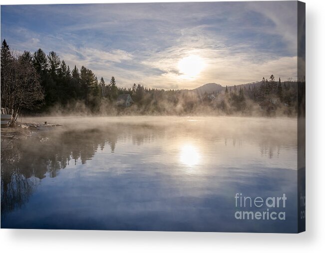 Cool Acrylic Print featuring the photograph Cool November Morning by Jola Martysz