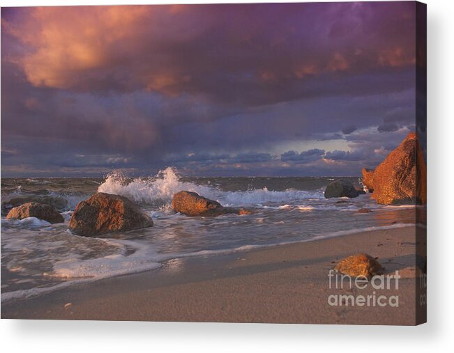 Sunset Acrylic Print featuring the photograph Cotton Candy Sunset by Amazing Jules