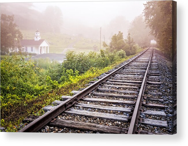 Andrews Acrylic Print featuring the photograph Country Tracks by Debra and Dave Vanderlaan