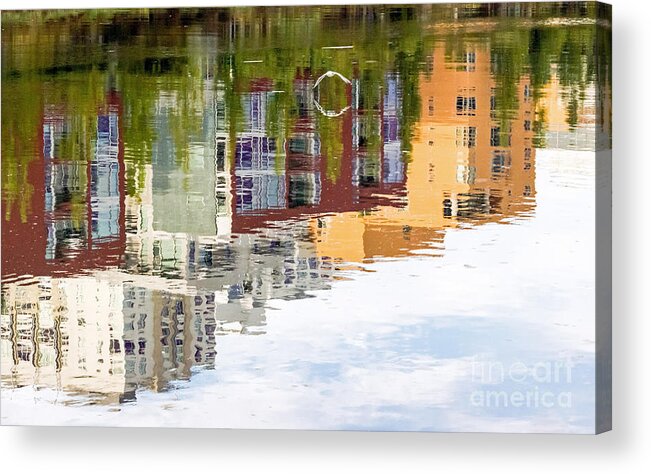 Kate Brown Acrylic Print featuring the photograph Creekside Reflections by Kate Brown