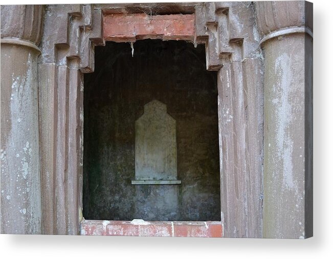 Chapel Of Ease Acrylic Print featuring the photograph Creepy Crypt by Patricia Greer