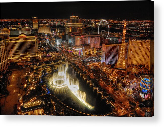 Las Vegas Acrylic Print featuring the photograph Cresendo by Stephen Campbell