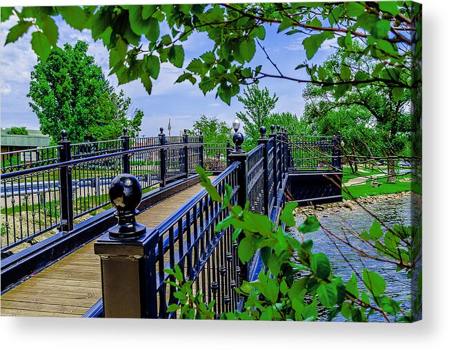 Bridge Acrylic Print featuring the photograph Cross Over by Rick Bartrand
