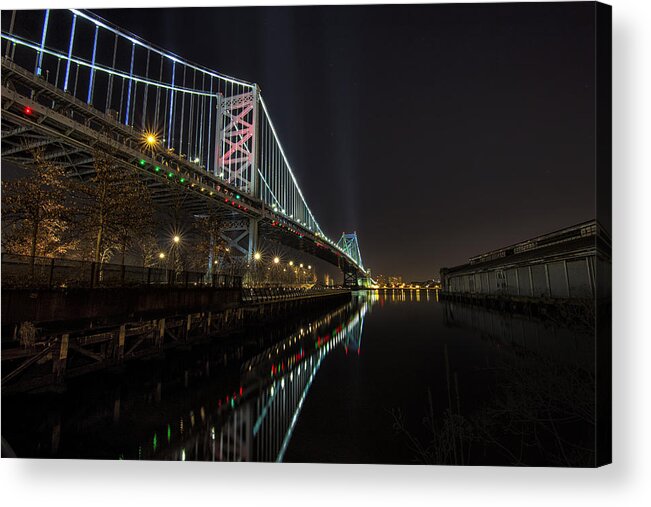 Landscape Acrylic Print featuring the photograph Crossing over by Rob Dietrich