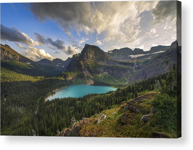 Glacier Acrylic Print featuring the photograph Crown of the Continent by Joseph Rossbach