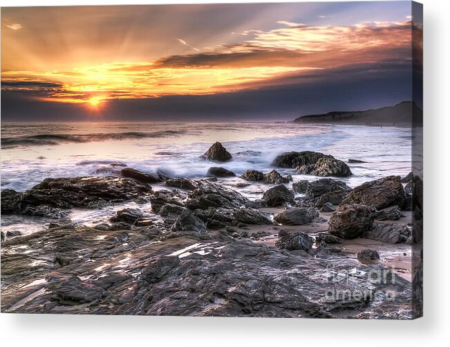 Crystal Cove Acrylic Print featuring the photograph Crystal Cove State Park by Eddie Yerkish