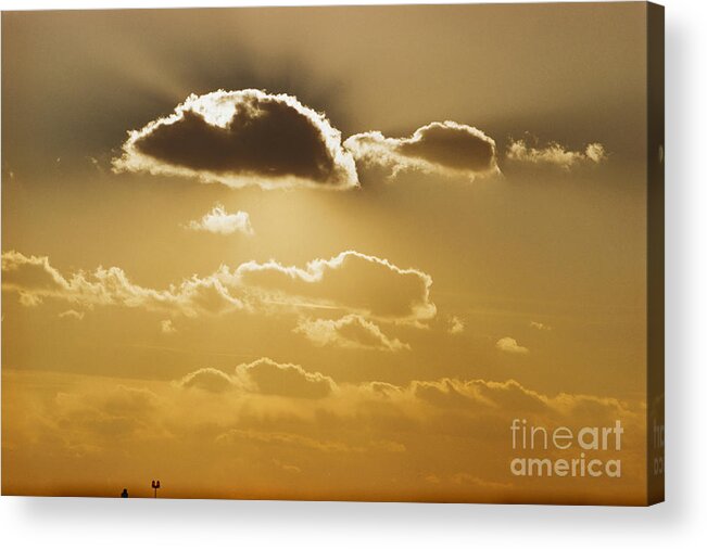 Weather Acrylic Print featuring the photograph Cumulus Clouds by John G Ross