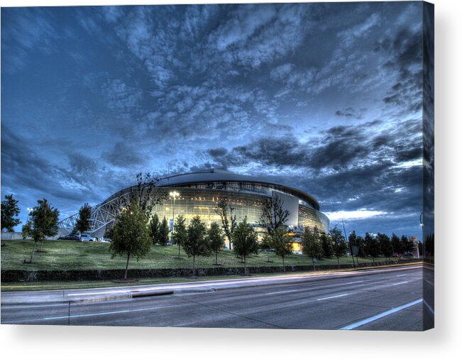 Dallas Cowboys Acrylic Print featuring the photograph Dallas Cowboys Stadium by Jonathan Davison