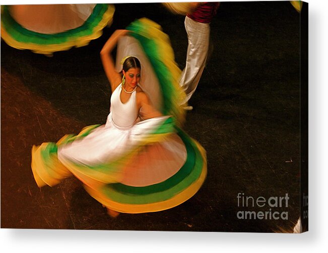 Dancer Acrylic Print featuring the photograph Dancer 1 by Nicola Fiscarelli