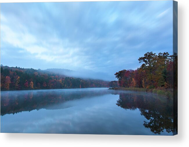 Scenics Acrylic Print featuring the photograph Dawn At Hidden Lake by Photography By Deb Snelson