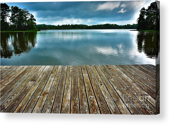 Ken Acrylic Print featuring the photograph Day At The Lake by Ken Johnson