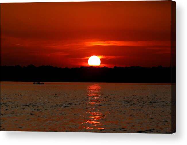 Sunset Acrylic Print featuring the photograph Day's End by Steve Parr