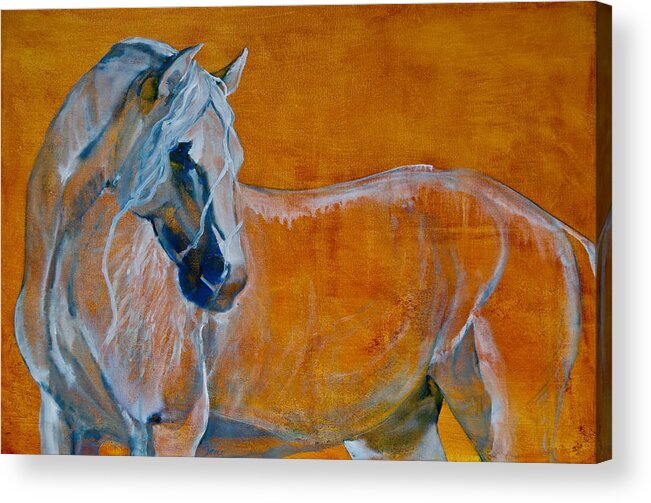 Horses Acrylic Print featuring the painting Del Sol by Jani Freimann