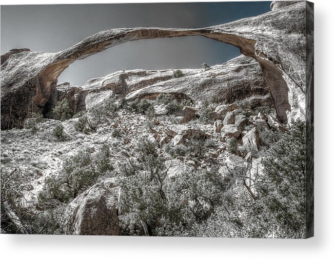 Utah Acrylic Print featuring the photograph Delicate Stone by Richard Gehlbach