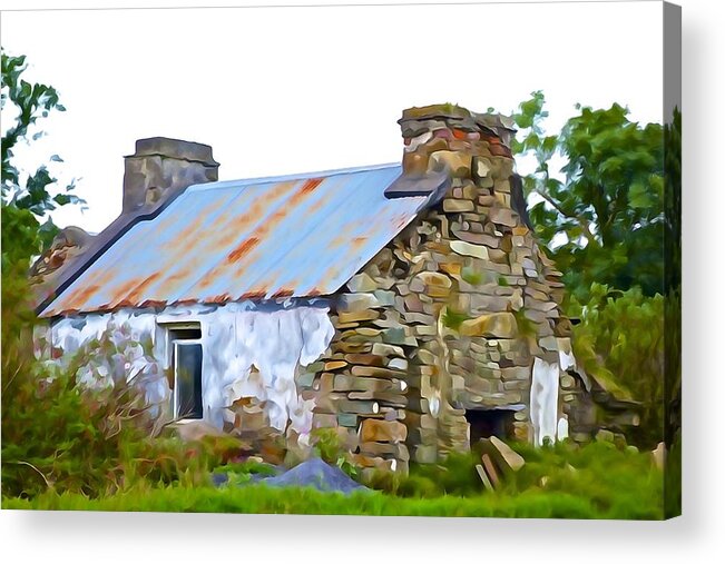 Derelict Acrylic Print featuring the photograph Derelict by Norma Brock