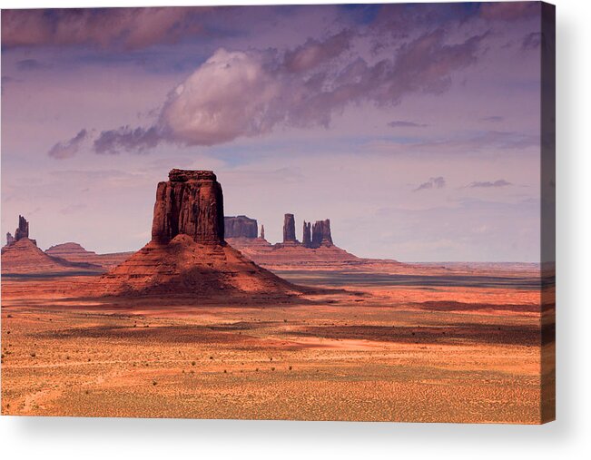 Desert Sky Acrylic Print featuring the photograph Desert Sky by Wasatch Light