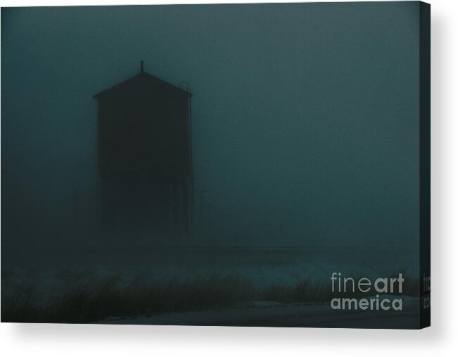 Water-tank Acrylic Print featuring the photograph Desolate Journey by Linda Shafer