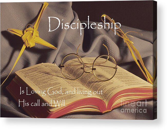 Discipleship Acrylic Print featuring the photograph Discipleship by Sharon Elliott