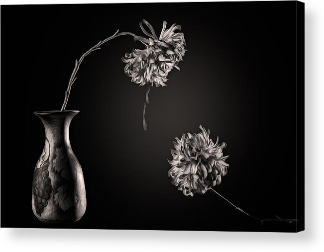 Flowers Acrylic Print featuring the photograph Don't Cry For Me by Joshua Minso