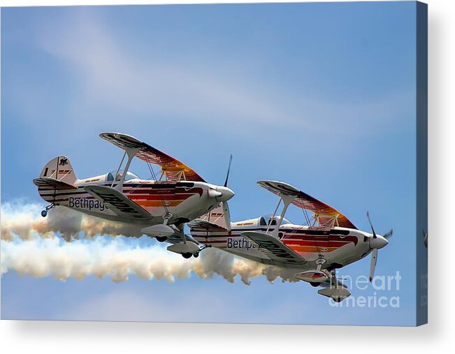Iron Eagle Acrylic Print featuring the photograph Double Iron Eagles by Rick Kuperberg Sr