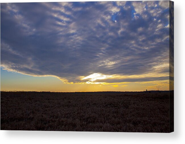 Sunset Acrylic Print featuring the photograph Dousman Sunset by Lindsey Weimer