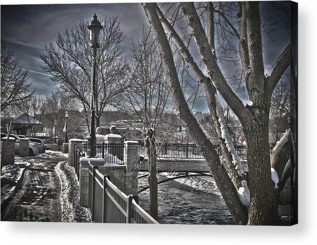 River Acrylic Print featuring the photograph Down by the River by Deborah Klubertanz